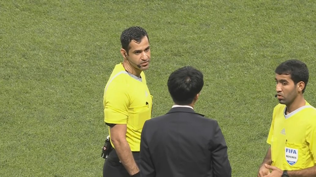  賈西姆執(zhí)法亞冠海港客戰(zhàn)神戶勝利船，此前主哨國足0-7日本