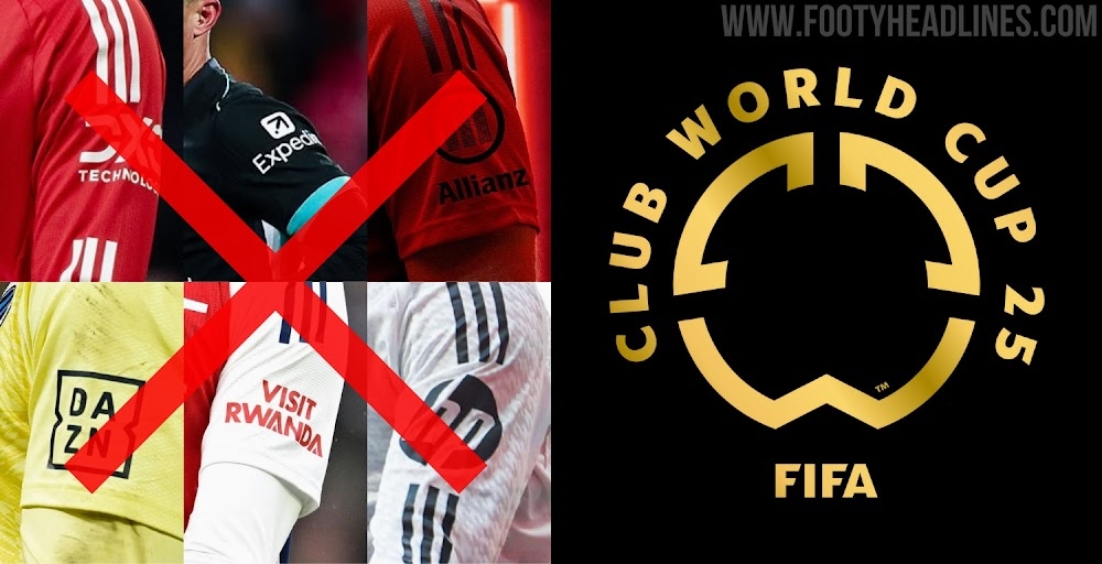  FIFA不允許世俱杯球隊(duì)有袖標(biāo)贊助，需貼上世俱杯徽標(biāo)