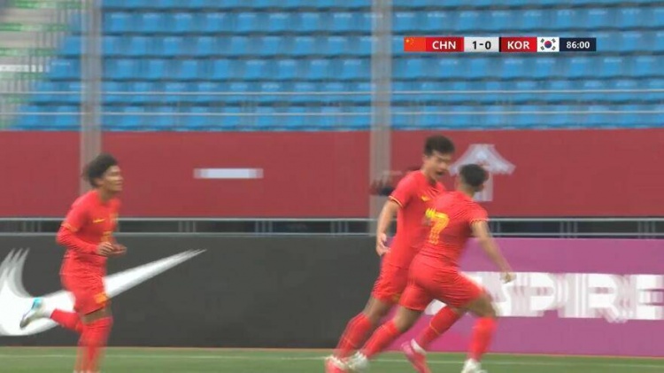  U22國(guó)足1-0韓國(guó)全場(chǎng)數(shù)據(jù)：控球率49%落后韓國(guó)，10射7正領(lǐng)先對(duì)手