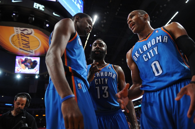  雷霆三少得分全部進(jìn)入歷史前20！他們是NBA歷史最大的如果嗎？